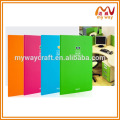 Hochwertiges Notizbuch mit verschiedenen Farben, kundenspezifisches Schulnotizbuch
